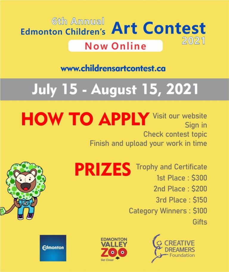 6th Annual Edmonton Children’s Art Contest 2021